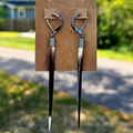 Gauge Friendly Porcupine Quill Earrings