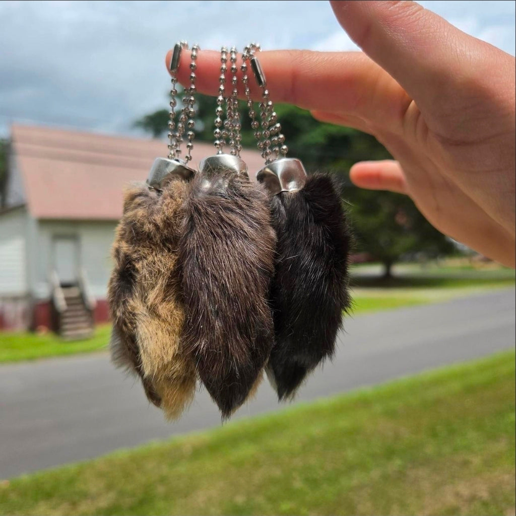 Mystery Bunny Foot Keychains