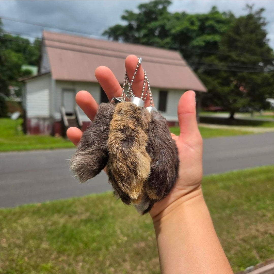 Mystery Bunny Foot Keychains