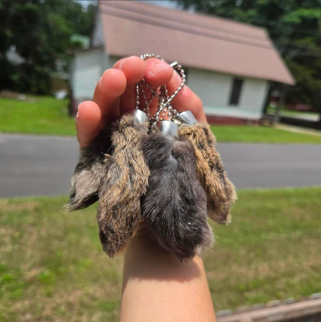 Mystery Bunny Foot Keychains