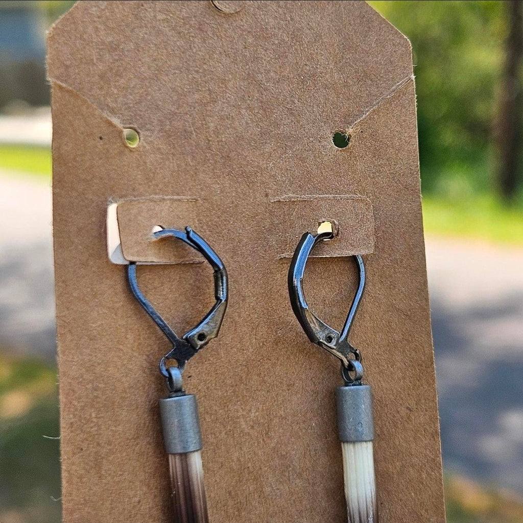 Gauge Friendly Porcupine Quill Earrings